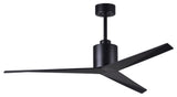 Matthews Fan, Eliza Geometric Ceiling Fan, Matte Black, Matte Black
