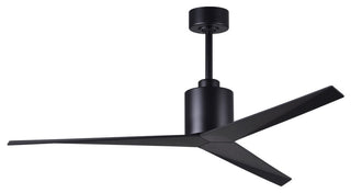 Matthews Fan, Eliza Geometric Ceiling Fan, Matte Black, Matte Black