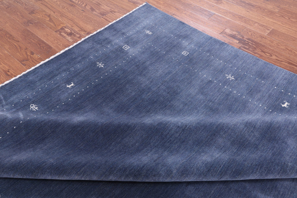 Persian Gabbeh Handmade Wool Rug 9' 0" X 12' 0" Q11364