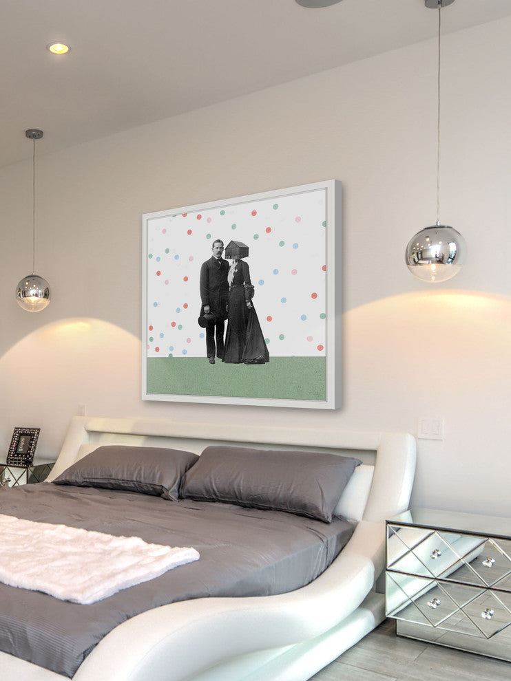 Marmont Hill, "Pareja Piedras" by Bengoa Vazquez Framed Painting Print, 32x32