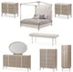AICO Furniture Lanterna 8 Piece King Bedroom Set