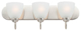 Maxim 11383FT Axis 3 Light 24"W Bathroom Vanity Light - Satin Nickel