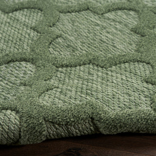 Nourison Easy Care 5' x 7' Green Modern Area Rug
