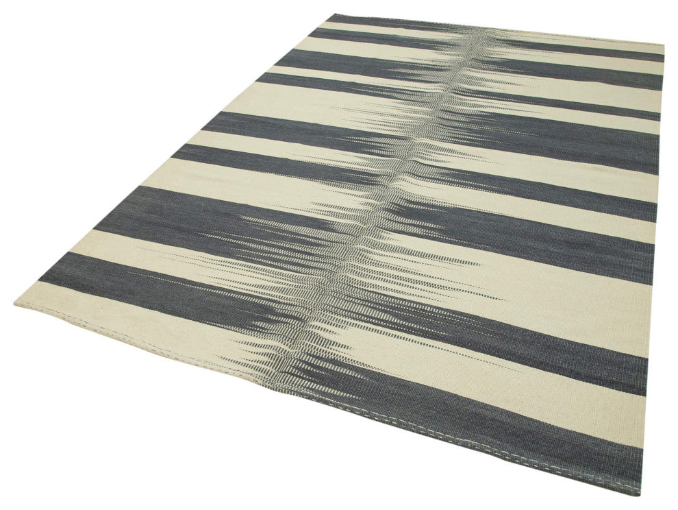 Rug N Carpet - Hand-knotted Oriental 5' 10'' x 9' 1'' Flatweave Wool Kilim Rug