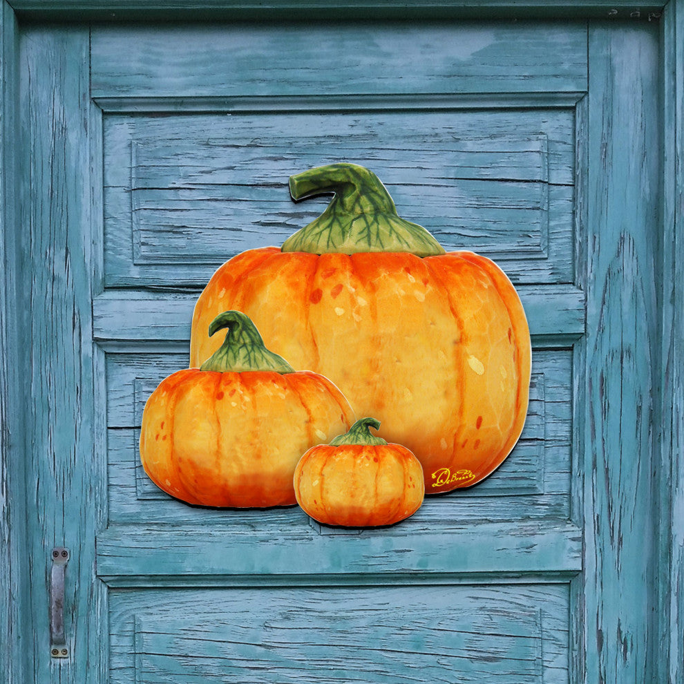 Stacking Pumpkins Door Hanger