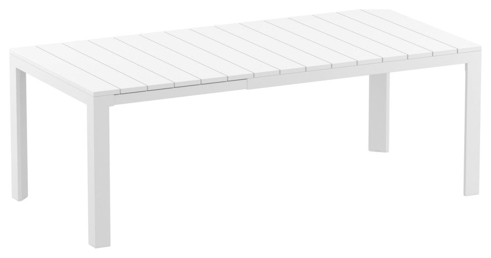 Atlantic Dining Table 55, 83" Extendable White
