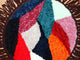 Handmade Contemporary ORA French Savonnerie Seat Cover 0.9', 27cm, 2021