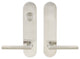 Frankfurt Lever, Tubular Dummy Entry, Dummy Cylinder, LH, Satin Stainless Steel
