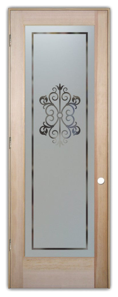 Pantry Door - Granada - Douglas Fir (stain grade) - 30" x 96" - Knob on...