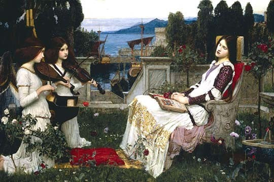 Saint Cecelia- Gallery Wrapped Canvas Art 28" x 42"
