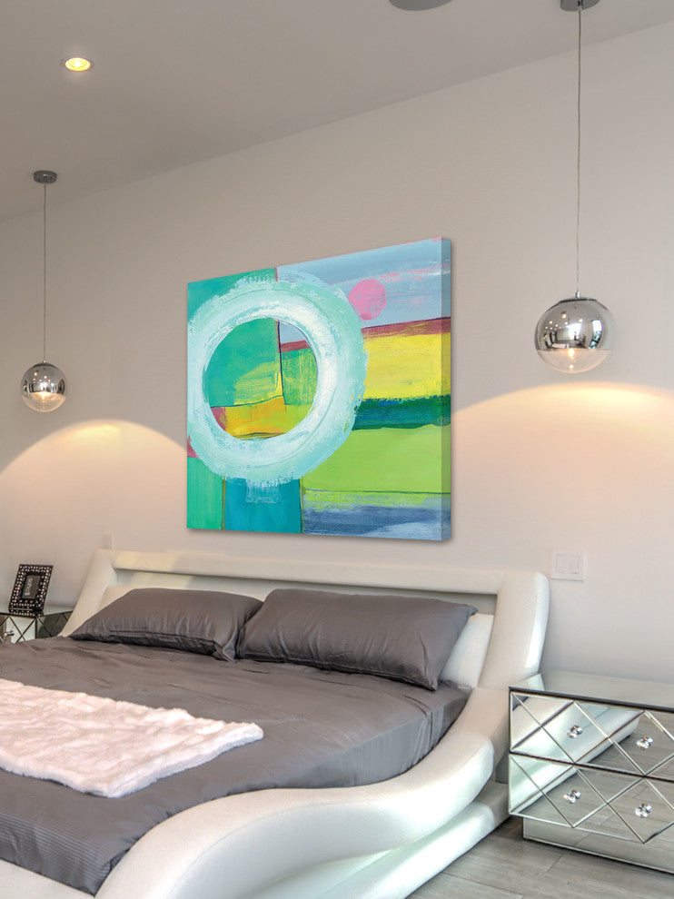 "Energy Wave II" Painting Print on Canvas by Julie Joy