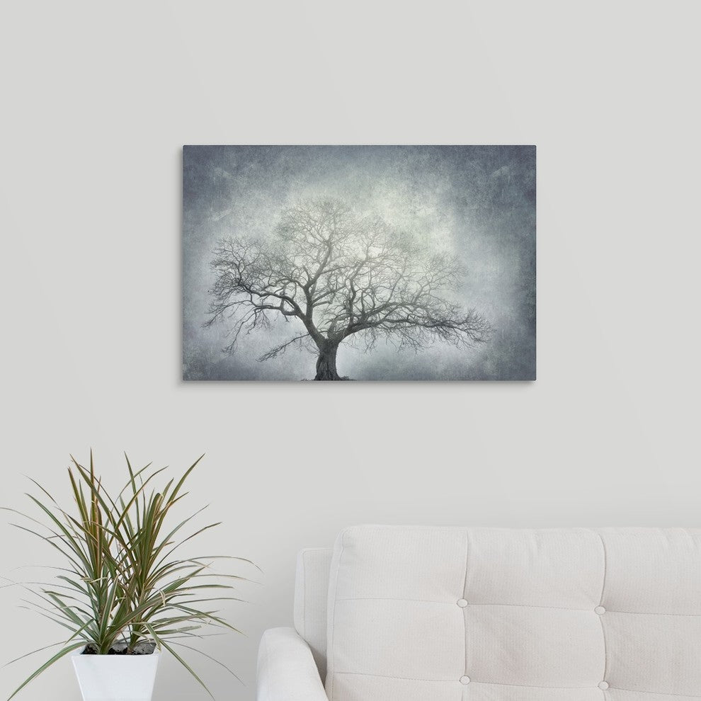 "textured nature" Wrapped Canvas Art Print, 24"x16"x1.5"