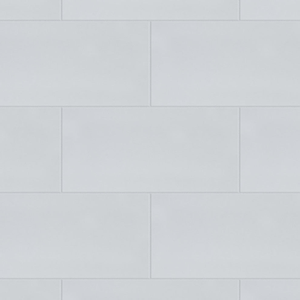 BioTech Piscina Brick Porcelain Floor and Wall Tile, Blanco Matte