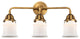 288-3W-BB-G181S 3 Light 23.25" Bath Vanity Light, Brushed Brass