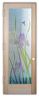 Interior Prehung Door or Interior Slab Door - Iris Hummingbird - Douglas Fir...