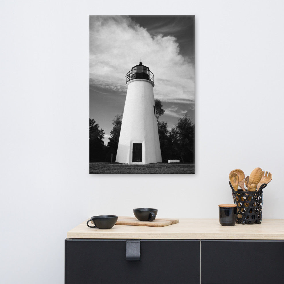 Touch the Sky Coastal Landscape Photo Canvas Wall Art Print, 24" X 36"