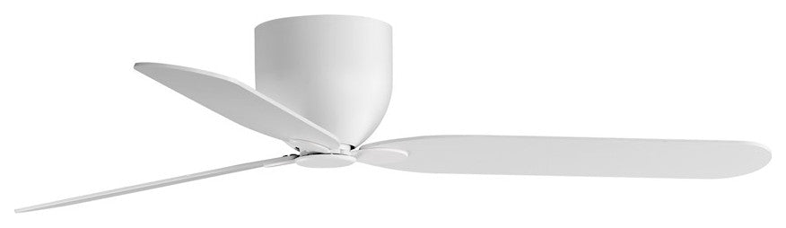 Maxim Lighting Lowell 52" 3-Blade Hugger Fan, Matte White, 88808MW