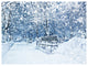 City Covered with Snow, Landscape Canvas Art Print, 40"x30"