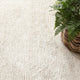 Dash & Albert Niels Ivory Handwoven Wool/Viscose Rug, Ivory, 8' x 10'
