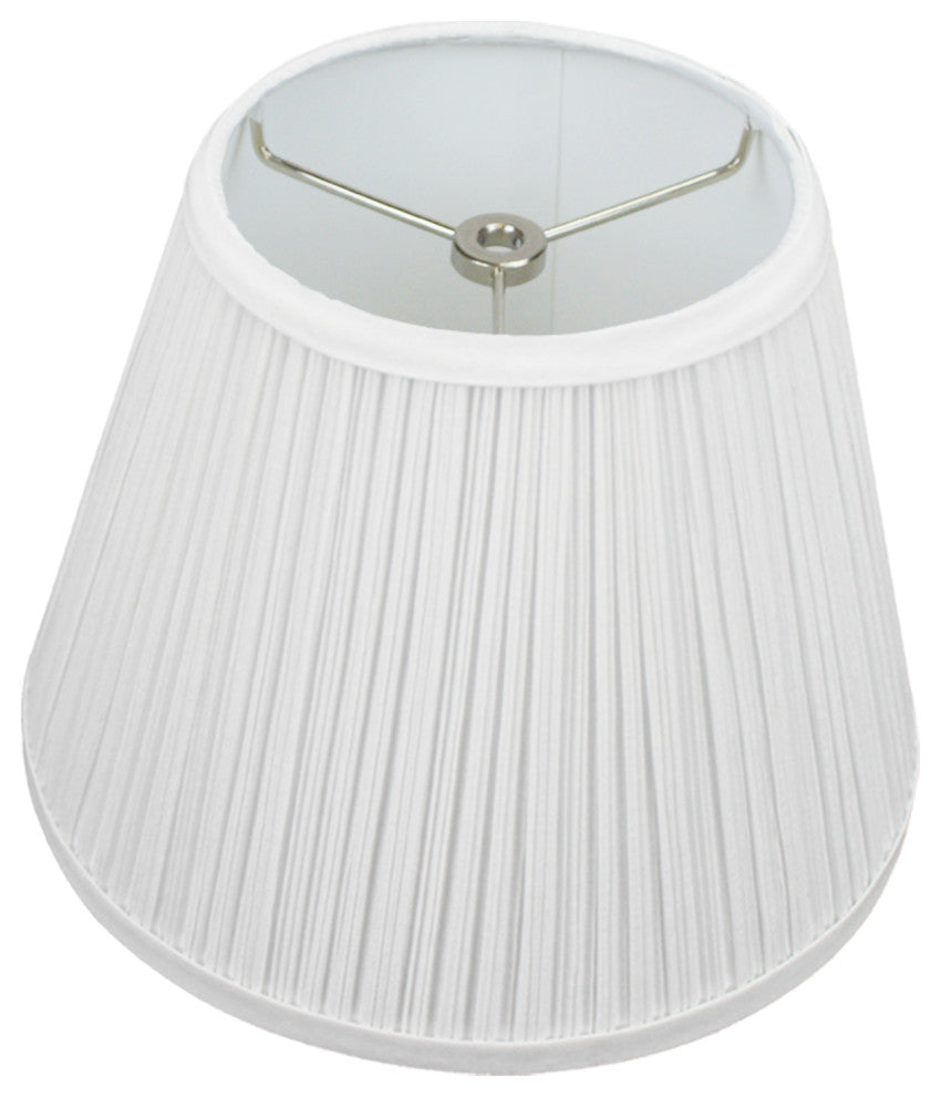 Fenchel Shades 6"x10"x8" Spider Attachment Empire Lamp Shade, Pleated Mushroom W