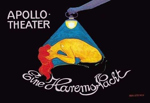 Eine Harems Nacht at the Apollo - Theater - Gallery Wrapped Canvas Art 28" x 42"