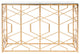 Safavieh Sean Gold Leaf Console Table Gold