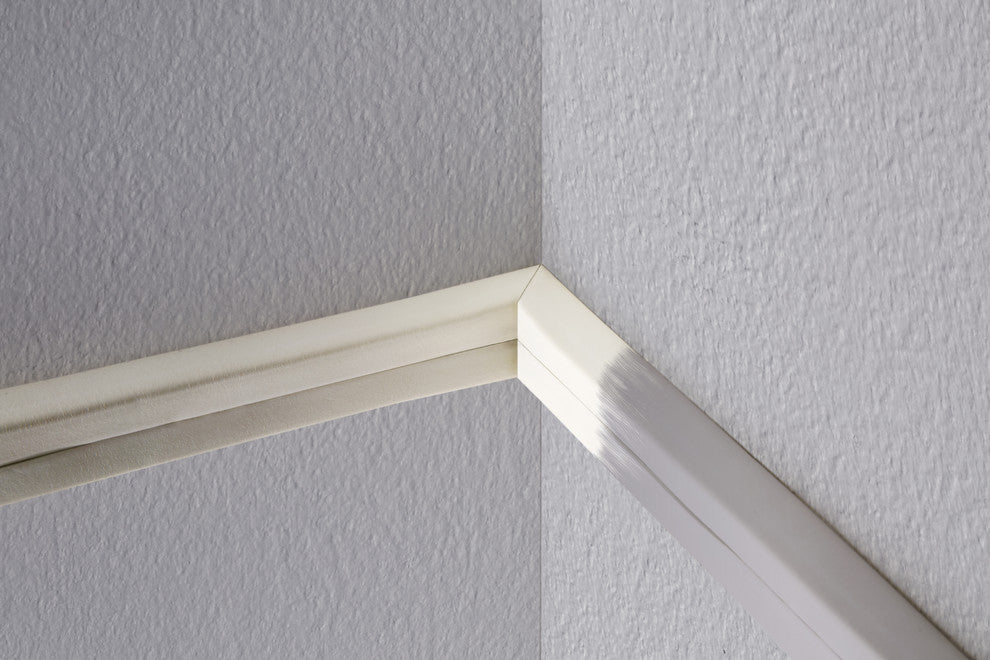 10 Ft Cord Channel For Wall Cover Conceal, Paintable White
