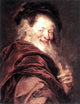 Antoine Coypel Democritus, 21"x28" Wall Decal Print