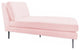 Aura Chaise Lounge With Metal Legs, Armless Lounge Sofa