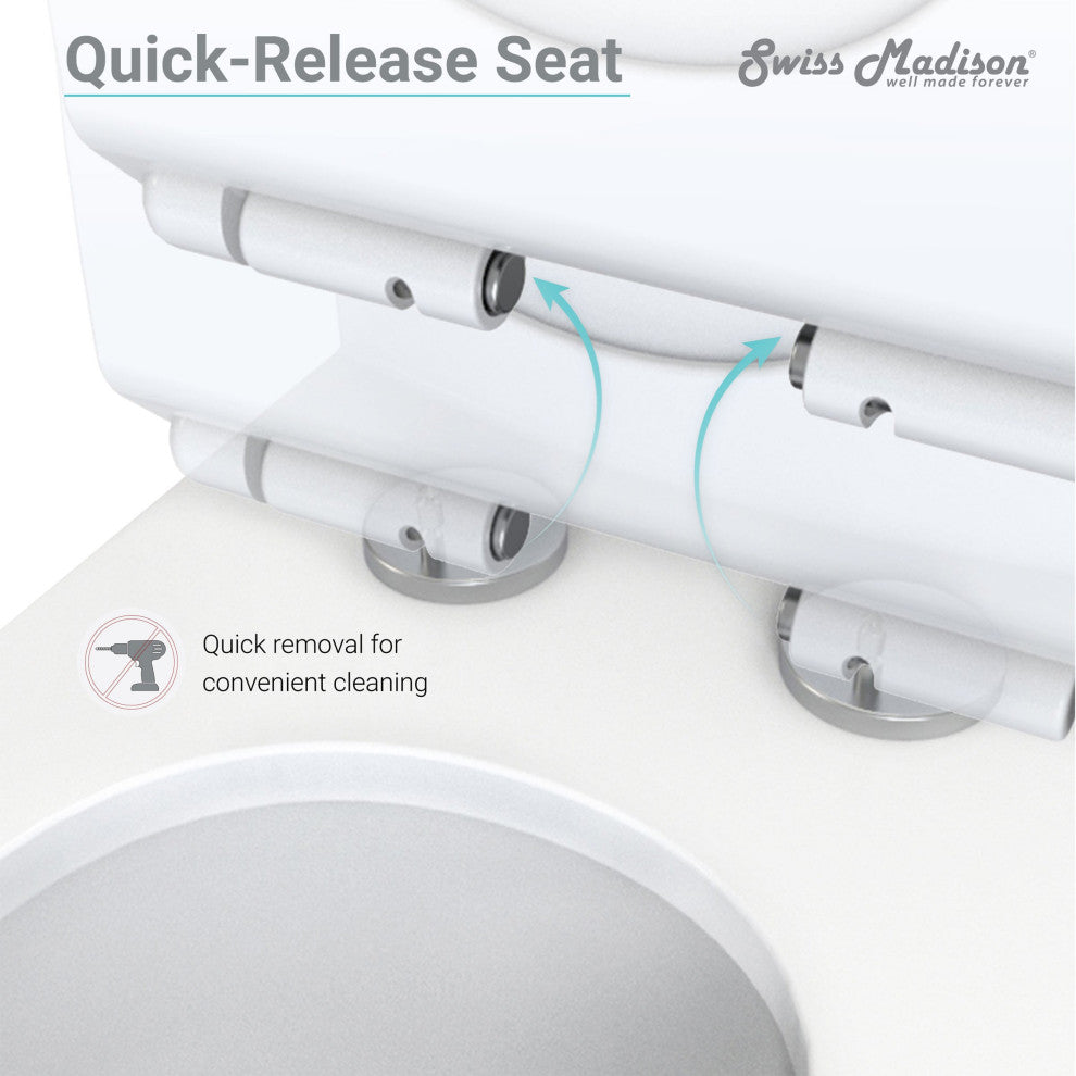St. Tropez One-Piece Elongated Toilet Side Flush 1.28 gpf