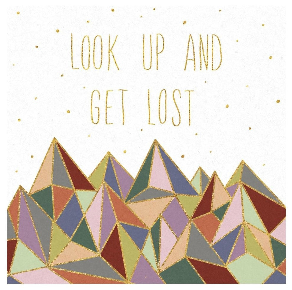 "Written in the Stars II on White" Paper Print by Laura Marshall, 26"x26"