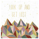 "Written in the Stars II on White" Paper Print by Laura Marshall, 26"x26"