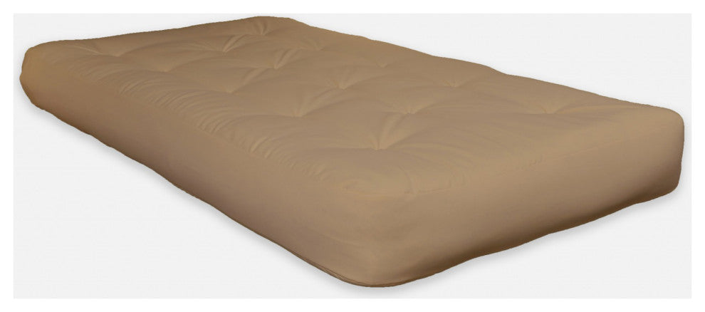 6" Khaki Double CertiPUR Twin Futon Mattress