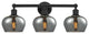 Innovations 616-3W-BK-G93 Fenton 3 Light 24.5" Bath Vanity Light, Matte Black