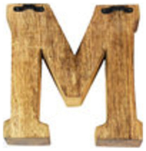 Handmade Eco-Friendly Wall Decor Alphabet Letter Block, 1.3x7.8x7.5