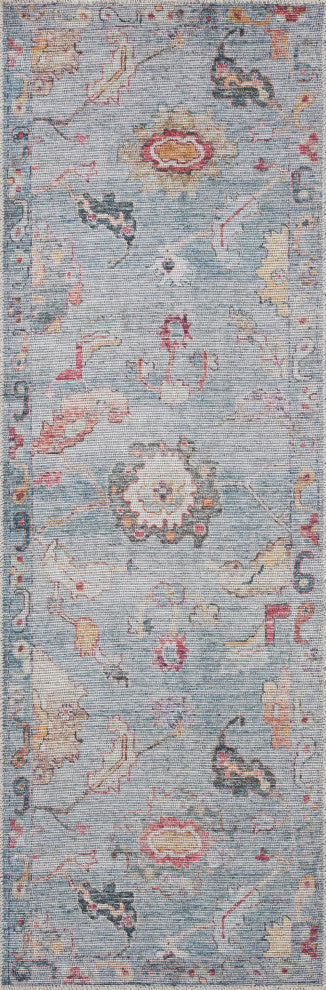 Loloi II Elysium Denim / Multi 2'-6" x 7'-6" Runner Rug
