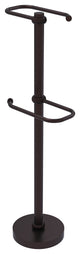 Free Standing Two Roll Toilet Tissue Stand, Antique Bronze