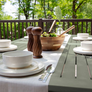 Lehigh 7-Piece Rectangle Dining Set, Eucalyptus