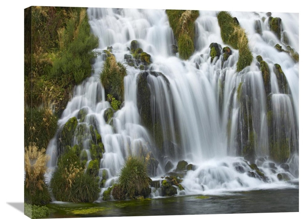 "Waterfall, Niagara Springs, Thousand Springs State Park, Idaho." Artwork