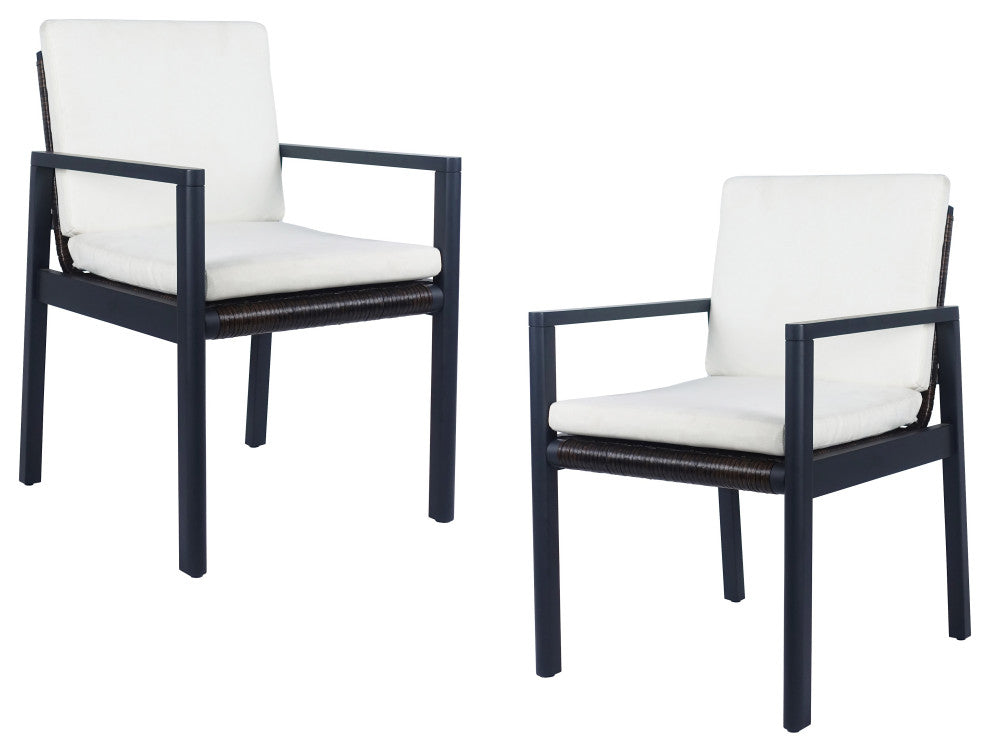 Renava Cuba Modern Outdoor Dining Chair Set of 2