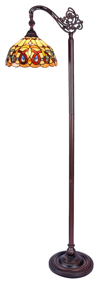 Serenity 1-Light Reading Floor Lamp 11"
