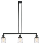 INNOVATIONS 213-BK-G513-LED 3-Light Island Light Matte Black