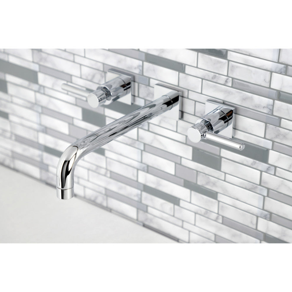 KS6021DL Wall Mount Tub Faucet, Polished Chrome