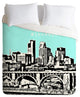 Deny Designs Bird Ave Minneapolis Sky Duvet Cover - Lightweight