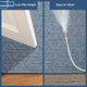 Carmel Pyramid Indoor/Outdoor Rug Aqua 4'10"x7'6"