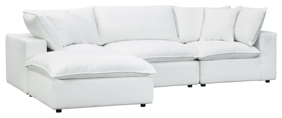 Cali Modular 4 Piece Sectional, Pearl