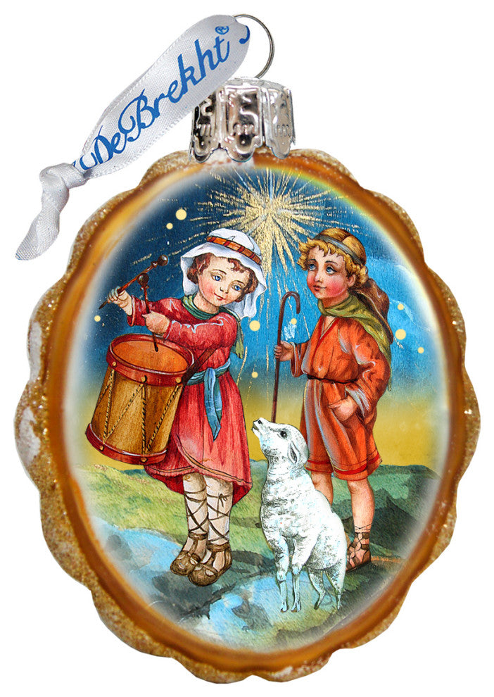 Drummer and Shephard Boy Ornament