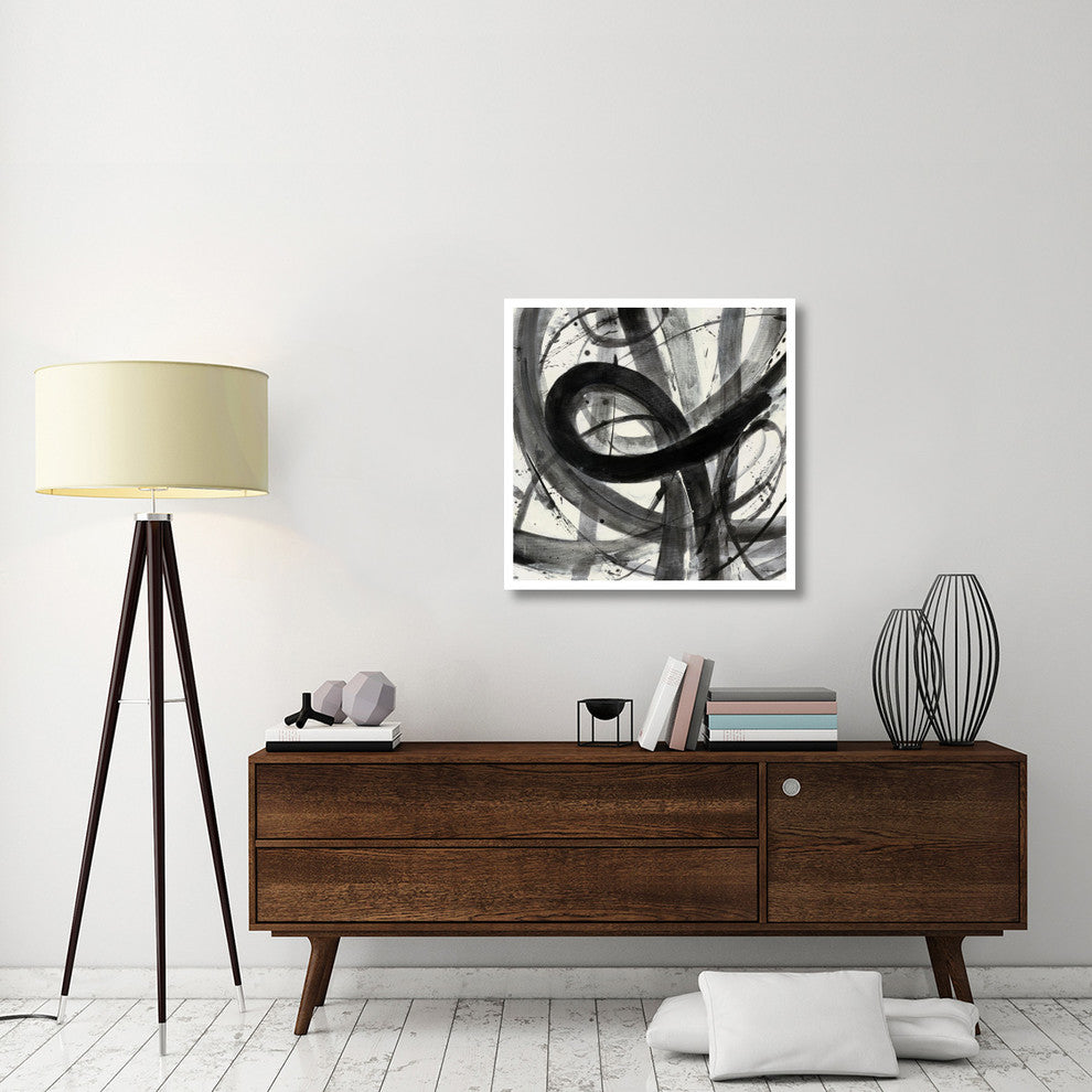 "Roller Coaster I on White" Digital Paper Print by Albena Hristova, 32"x32"