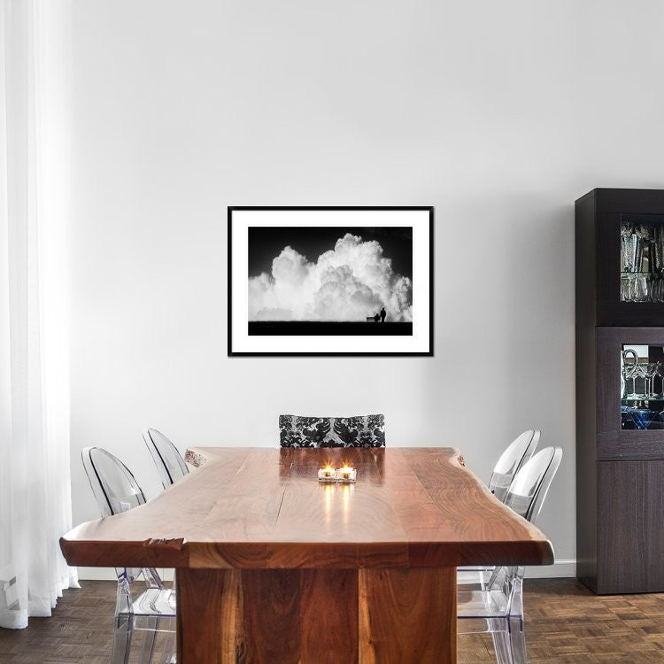 "Waiting For The Storm" Framed Digital Print by Stefan Eisele, 38"x28"