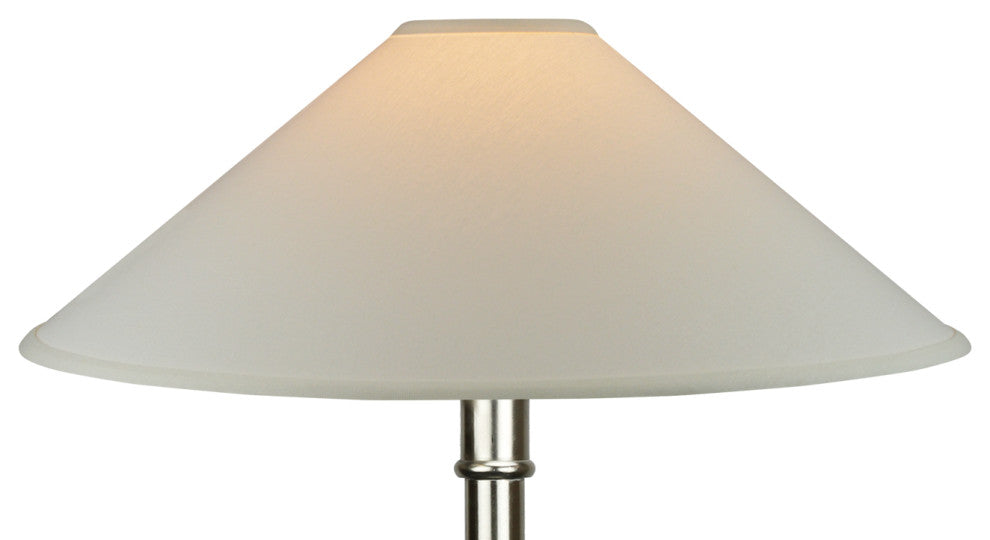 Fenchel Shades 4"x21"x11" Empire Lamp Shade, Linen Cream